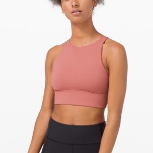 Lululemon Long Line High Neck Energy Bra